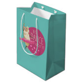 Funny Sheep Message - Gewoon dans over het 1 Medium Cadeauzakje (Achterkant Gekanteld)