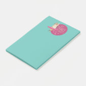 Funny Sheep Message - Gewoon dans over het 1 Post-it® Notes (Schuin)