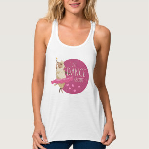 Funny Sheep Message - Gewoon dans over het 1 Tanktop