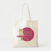 Funny Sheep Message - Gewoon dans over het 1 Tote Bag (Voorkant)