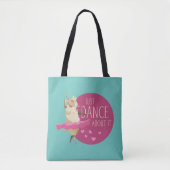 Funny Sheep Message - Gewoon dans over het 1 Tote Bag (Voorkant)