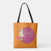 Funny Sheep Message - Gewoon dans over het 1 Tote Bag (Achterkant)