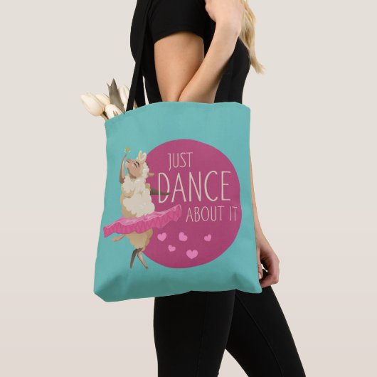 Funny Sheep Message - Gewoon dans over het 1 Tote Bag (Dichtbij)