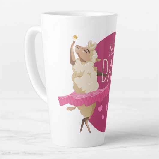 Funny Sheep Message - Just Dance About It 1 Latte Mok (Linkerhoek)