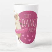 Funny Sheep Message - Just Dance About It 1 Latte Mok (Voorkant)