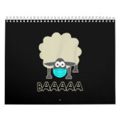 Funny Sheep met gezichtsmasker | Sheeple Gift Kalender (Hoes)