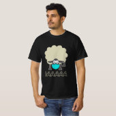 Funny Sheep met gezichtsmasker | Sheeple Gift T-shirt (Voorkant volledig)