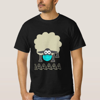 Funny Sheep met gezichtsmasker | Sheeple Gift T-shirt