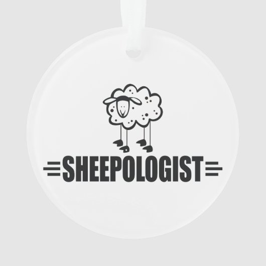 Funny Sheep Ornament (achterkant)