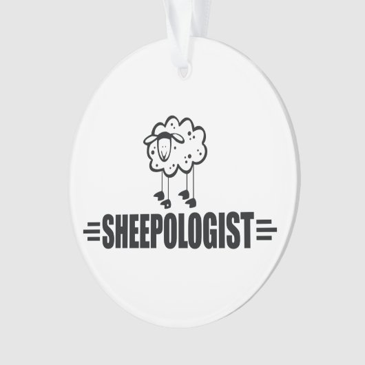 Funny Sheep Ornament (voorkant)