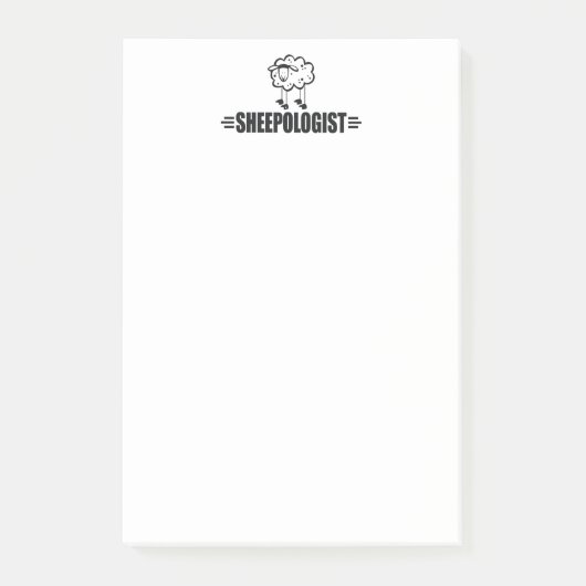 Funny Sheep Post-it® Notes (Voorkant)