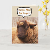 Funny Sheep Surgery Kaart (Gele Bloem)