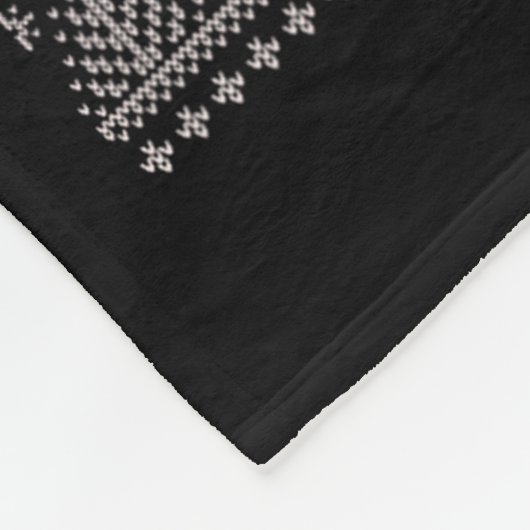 Funny Sheep Ugly Christmas Sweater Santa Xmas Pjs  Fleece Deken (Hoek)