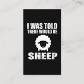 Funny Sheep Visitekaartje (Voorkant)