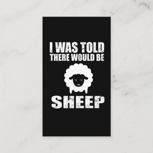 Funny Sheep Visitekaartje (Voorkant)
