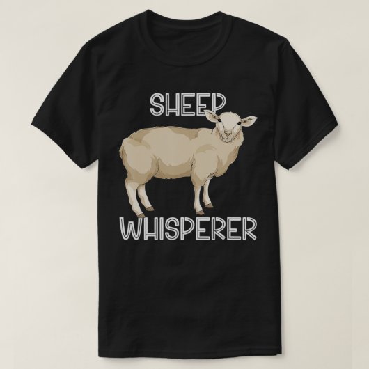 Funny Sheep Whisperer Boerderij Animal Farmer Farm T-shirt (Design voorkant)