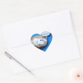 Funny Sheep Year Chinese Zodiac Heart Sticker (Envelop)