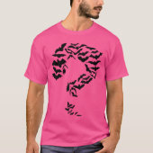 Funny Sheldon Nerdy Bats Question Mark Comic Hero  T-shirt (Voorkant)