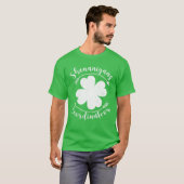 Funny Shenanigans Coordinator St Patrick's Day Tea T-shirt (Voorkant volledig)