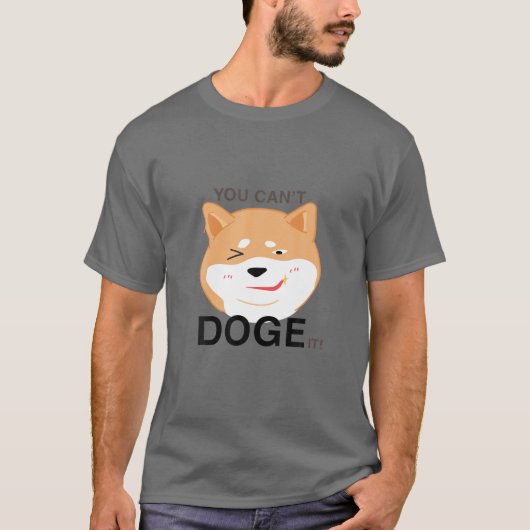 Funny Shiba Doge Coin T-shirt (Voorkant)
