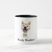 Funny Shiba Inu Dog Mok (Midden)