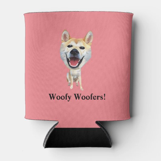 Funny Shiba Inu Koelbox Blikjeskoeler (Voorkant)