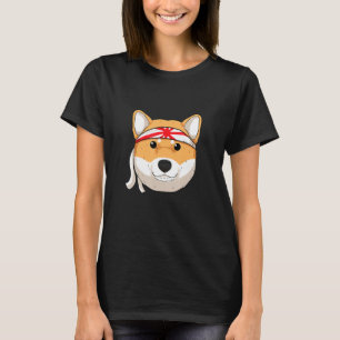 Funny Shiba Inu Uni Dog Red Traditional Bandana Ol T-shirt