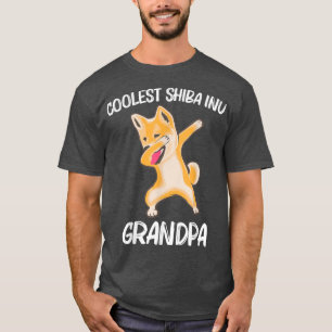 Funny Shiba Inu voor opa die Japanse Akita afbreek T-shirt