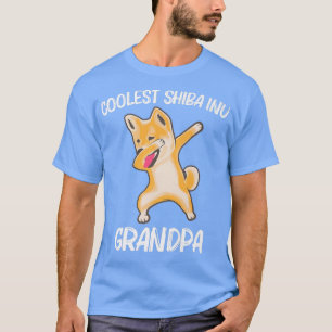 Funny Shiba Inu voor opa die Japanse Akita afbreek T-shirt