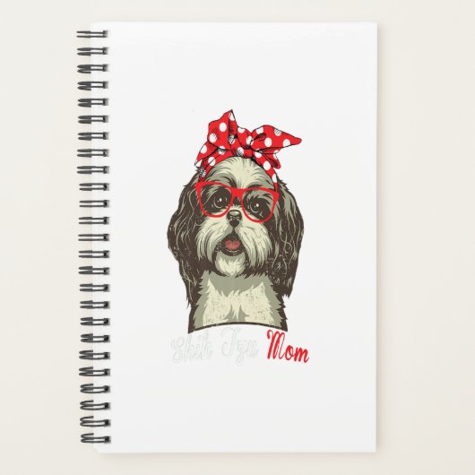 Funny Shih Tzu Mam Shih Tzu Hondenliefhebbers Prem Planner (Voorkant)