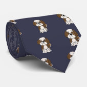 Funny Shih Tzu Puppy Dog Cartoon Stropdas (Opgerold)