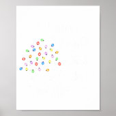 Funny Shine Bright Like A Call Light Christmas Pca Poster (Voorkant)
