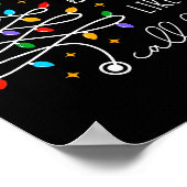 Funny Shine Bright Like A Call Light Nurse Merry C Poster (Hoek)