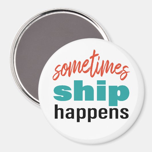 Funny Ship Cabin door Marker Cruise Magneet (Voorkant / Achterkant)