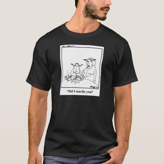 Funny Ship Modeling Cartoon T-shirt! T-shirt (Voorkant)