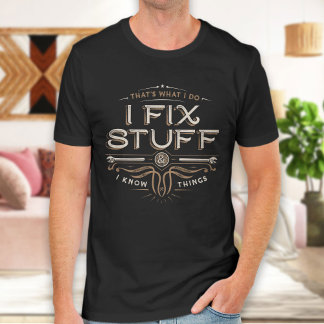Funny Shirt Mannen, Fathers Day Gift, ik maak een 