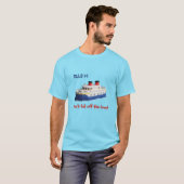 Funny Shirt - Rule #1 Don’t Fall Off the Boat (Voorkant volledig)