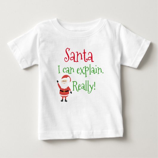 Funny Shirt - "Santa, ik kan het uitleggen. Echt w (Voorkant)