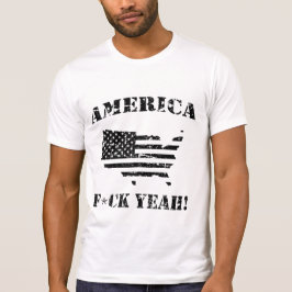 Funny Shirts AMERICA, F*CK YEAH! -verweerd