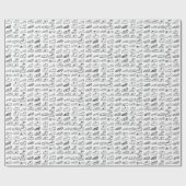 Funny Shoe Kleur uw eigen patroon Cadeaupapier (Vlak)