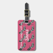 Funny Shoe Lover Bagagelabel (Voorkant verticaal)