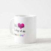 Funny Shoe Quote Koffiemok (Voorkant links)