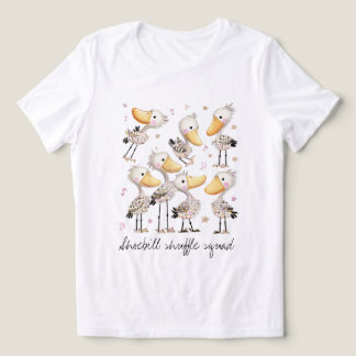 Funny Shoebill Shuffle Squad Tri-Blend Shirt