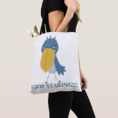 Funny Shoebill Stop met staren Tote Bag (Dichtbij)