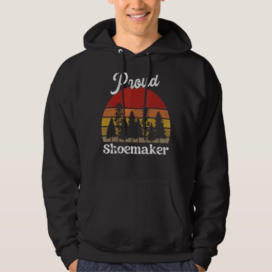 Funny Shoemaker Shirten Job Title Professions Hoodie (Voorkant)