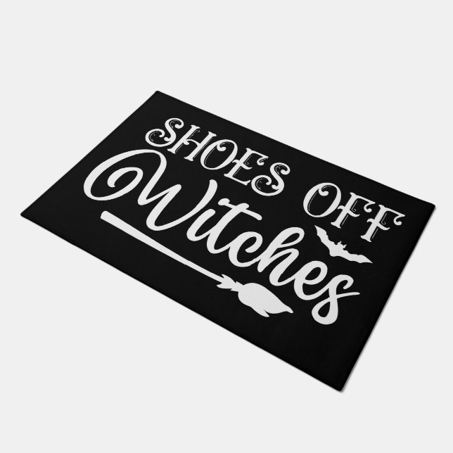 Funny Shoes off Halloween Doormat Deurmat (Schuin)