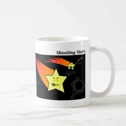 Funny Shooting Stars Stickman Mok - 092 (Rechts)