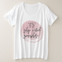 Funny Shopping Quote Modern Handwrite Typografie