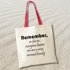 Funny shopping tas herbruikbare tassen familiecade