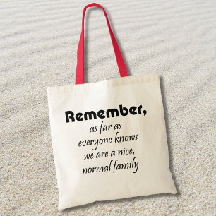 Funny shopping tas herbruikbare tassen familiecade